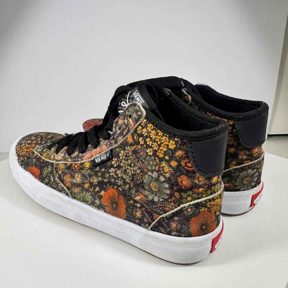 Vans The Lizzie Armanto Skate Shoes Womens Size 6 Floral High Top Sneakers